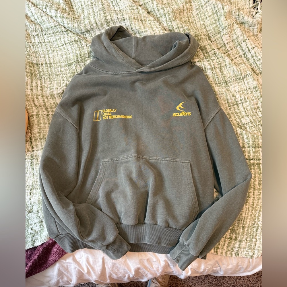Scuffers green/yellow hoodie